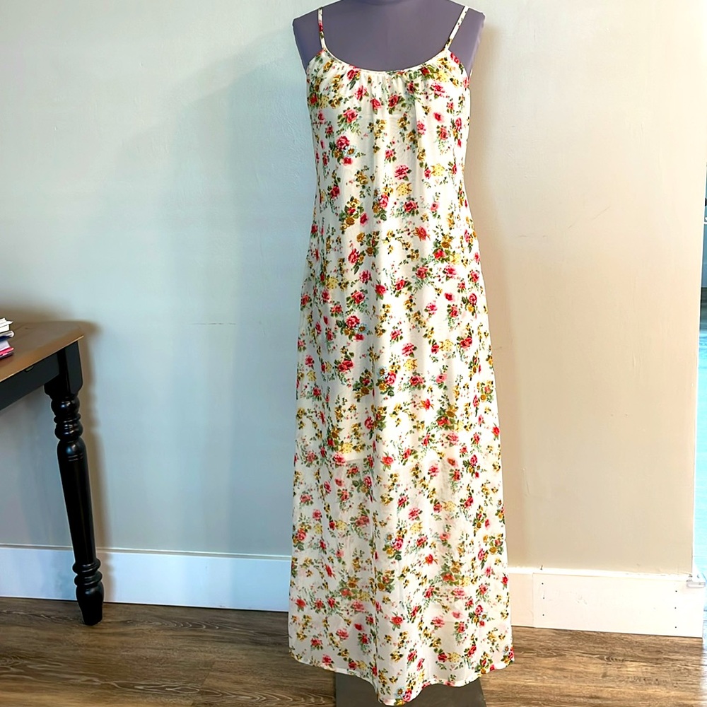 MNG casual - Floral Spaghetti Strap Dress, size XXS